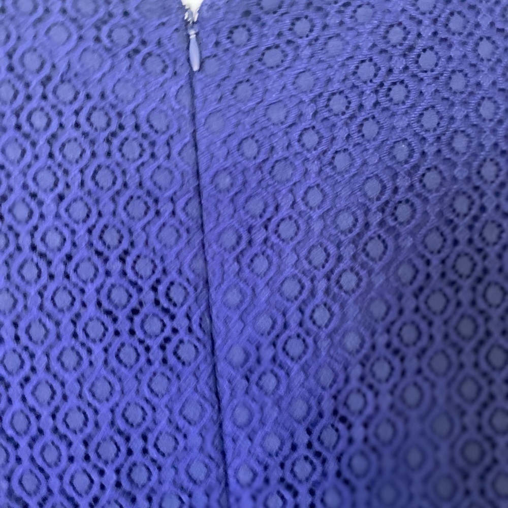Lane Bryant Blue Lace Feminine Party Holiday Dress with Bell Sleeves Size 16 - Picture 10 of 16